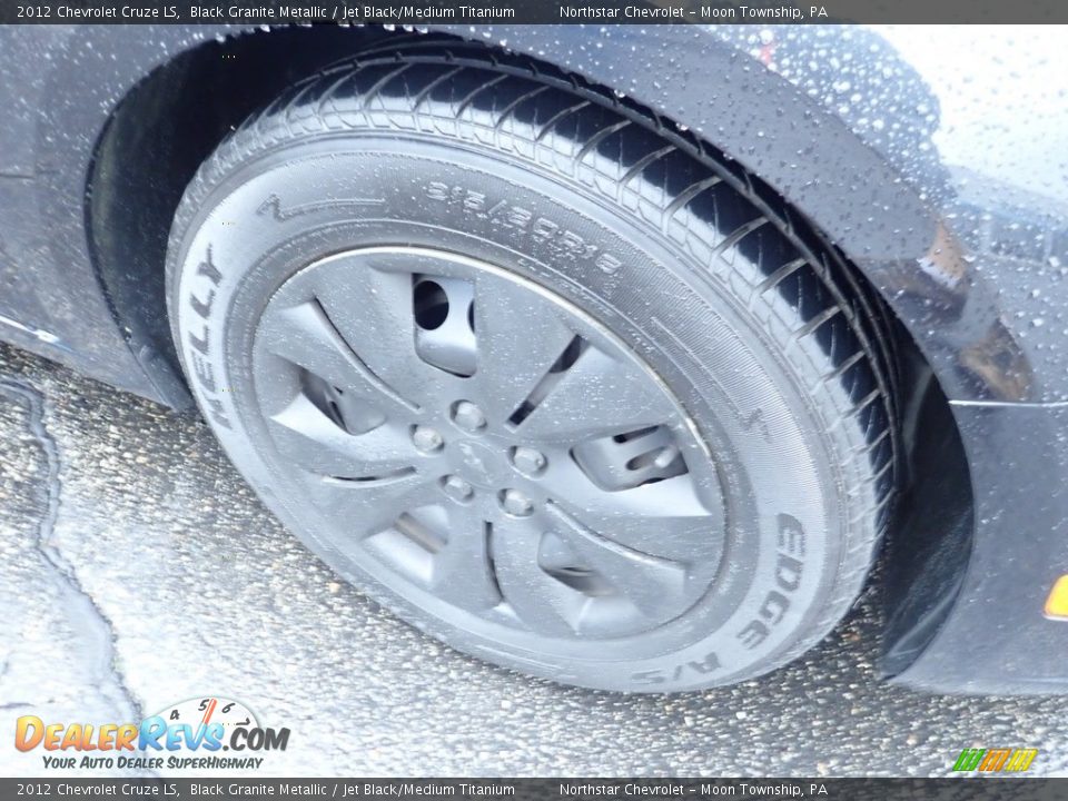 2012 Chevrolet Cruze LS Black Granite Metallic / Jet Black/Medium Titanium Photo #13
