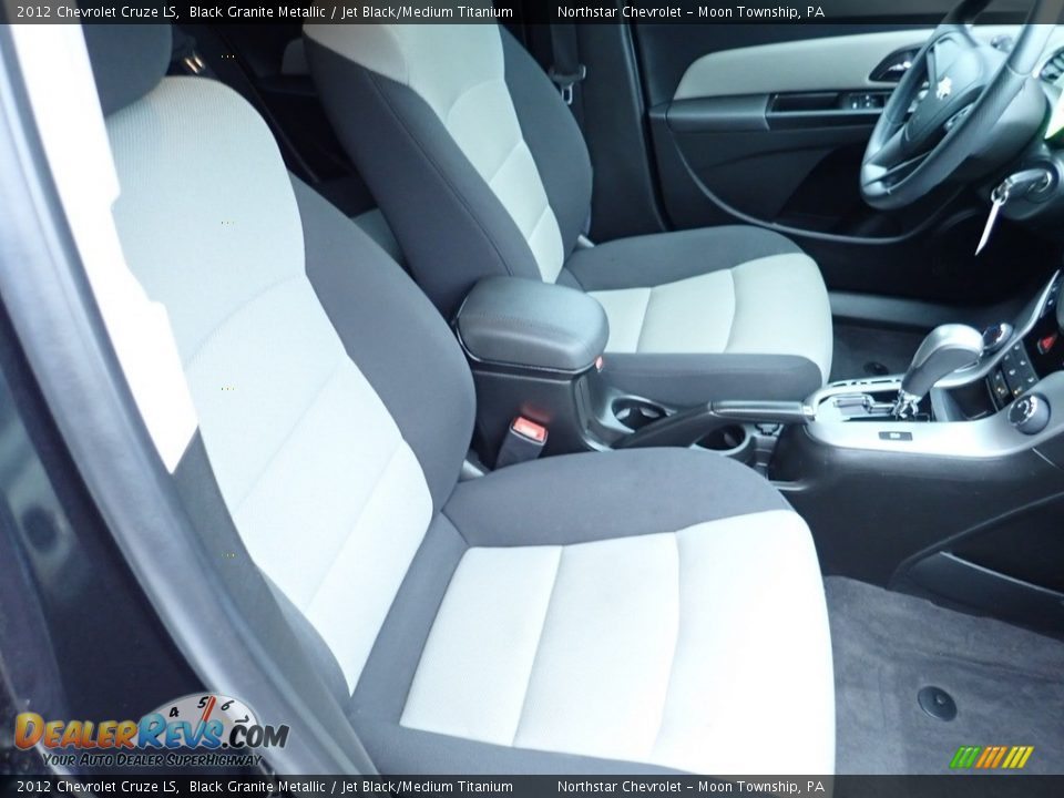 2012 Chevrolet Cruze LS Black Granite Metallic / Jet Black/Medium Titanium Photo #14