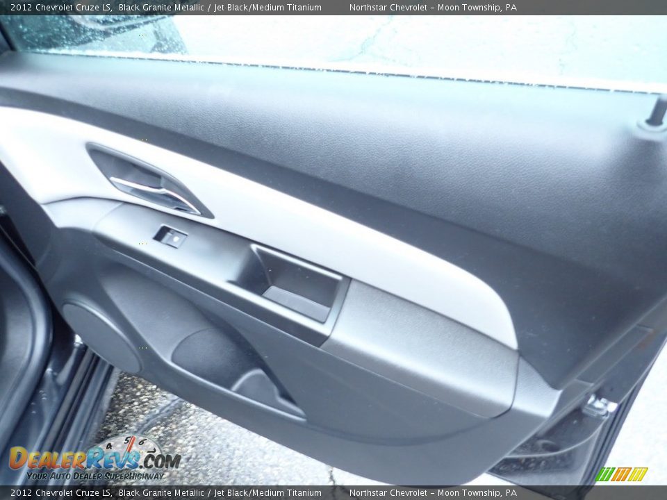2012 Chevrolet Cruze LS Black Granite Metallic / Jet Black/Medium Titanium Photo #16