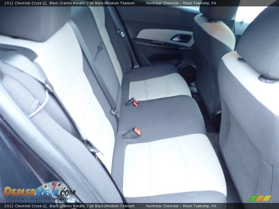 2012 Chevrolet Cruze LS Black Granite Metallic / Jet Black/Medium Titanium Photo #17