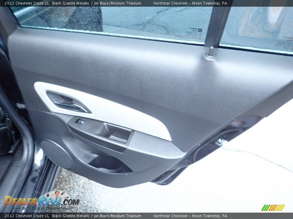2012 Chevrolet Cruze LS Black Granite Metallic / Jet Black/Medium Titanium Photo #18