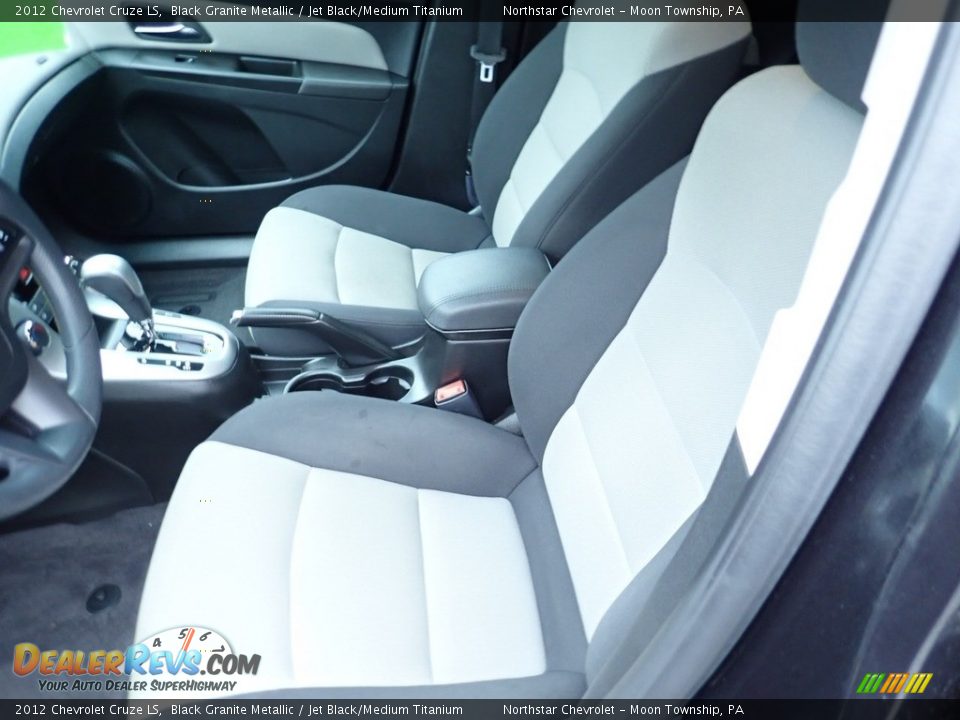 2012 Chevrolet Cruze LS Black Granite Metallic / Jet Black/Medium Titanium Photo #19