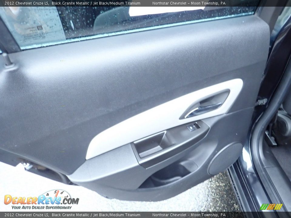 2012 Chevrolet Cruze LS Black Granite Metallic / Jet Black/Medium Titanium Photo #22