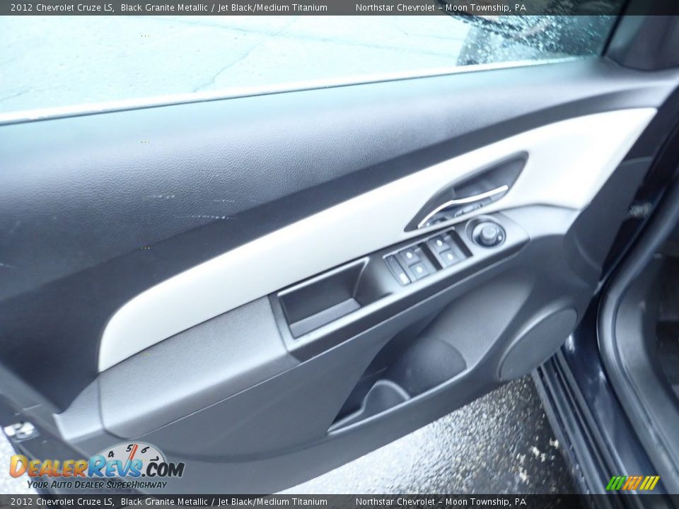 2012 Chevrolet Cruze LS Black Granite Metallic / Jet Black/Medium Titanium Photo #23