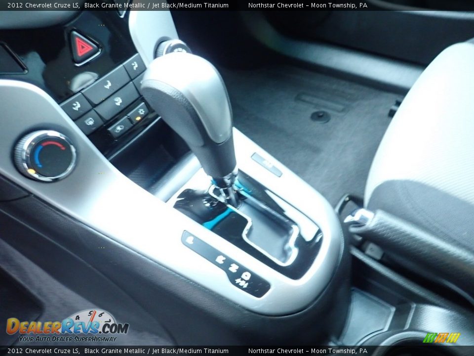 2012 Chevrolet Cruze LS Black Granite Metallic / Jet Black/Medium Titanium Photo #25