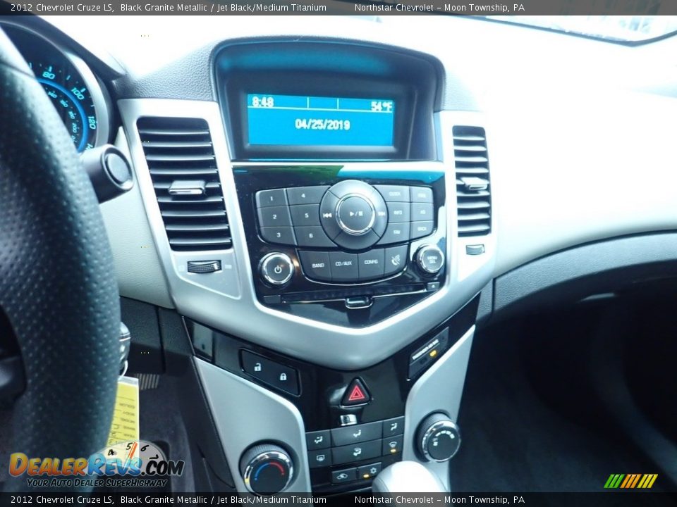 2012 Chevrolet Cruze LS Black Granite Metallic / Jet Black/Medium Titanium Photo #28