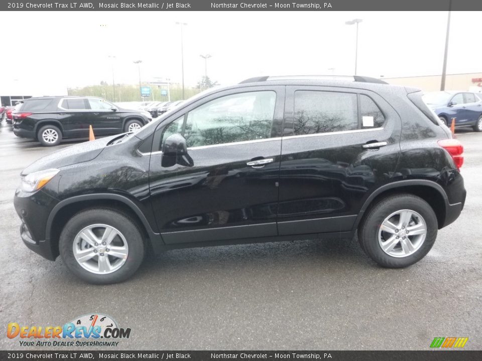 2019 Chevrolet Trax LT AWD Mosaic Black Metallic / Jet Black Photo #2