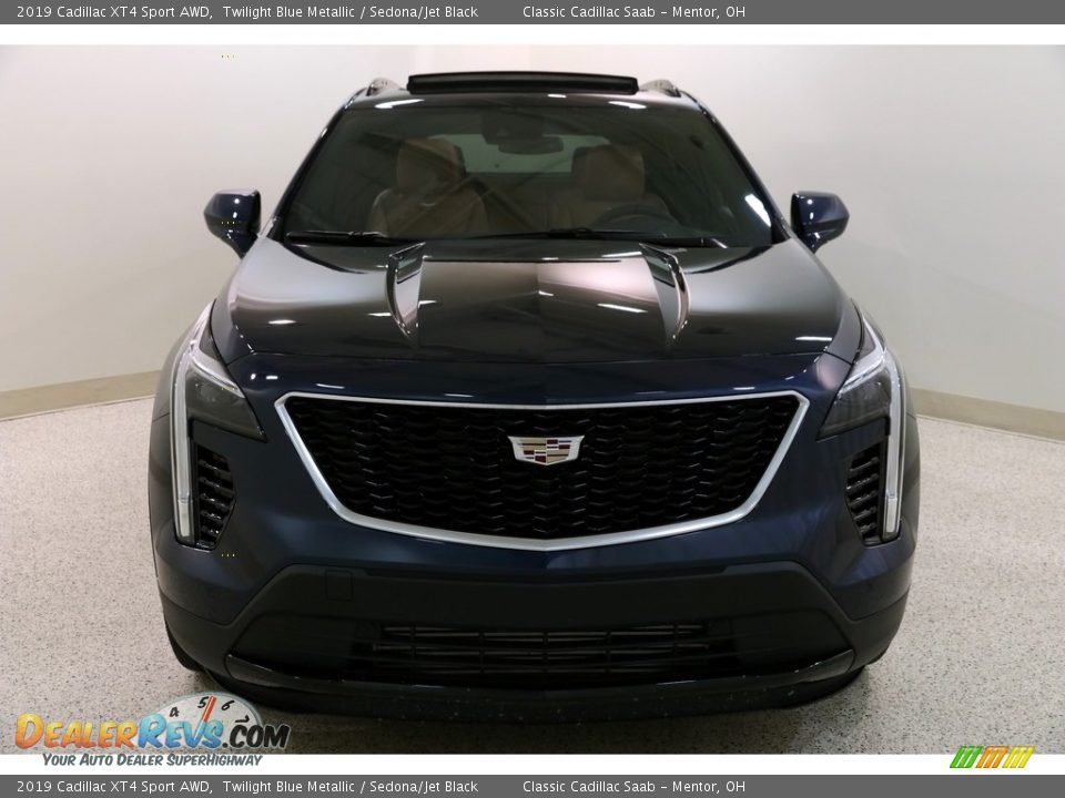 2019 Cadillac XT4 Sport AWD Twilight Blue Metallic / Sedona/Jet Black Photo #2