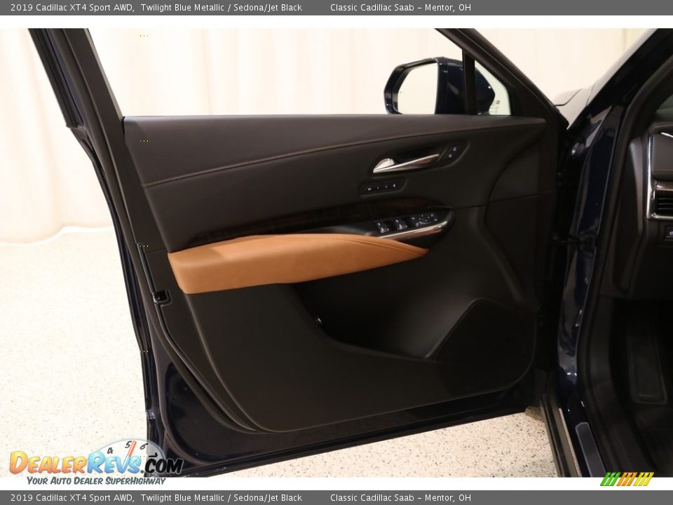 2019 Cadillac XT4 Sport AWD Twilight Blue Metallic / Sedona/Jet Black Photo #4
