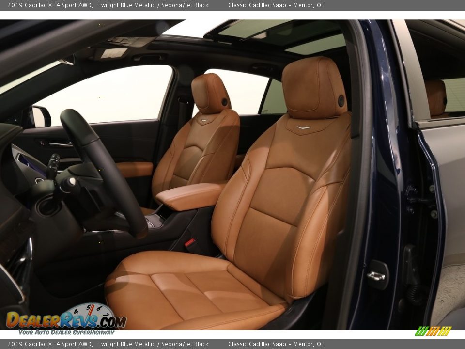 2019 Cadillac XT4 Sport AWD Twilight Blue Metallic / Sedona/Jet Black Photo #5