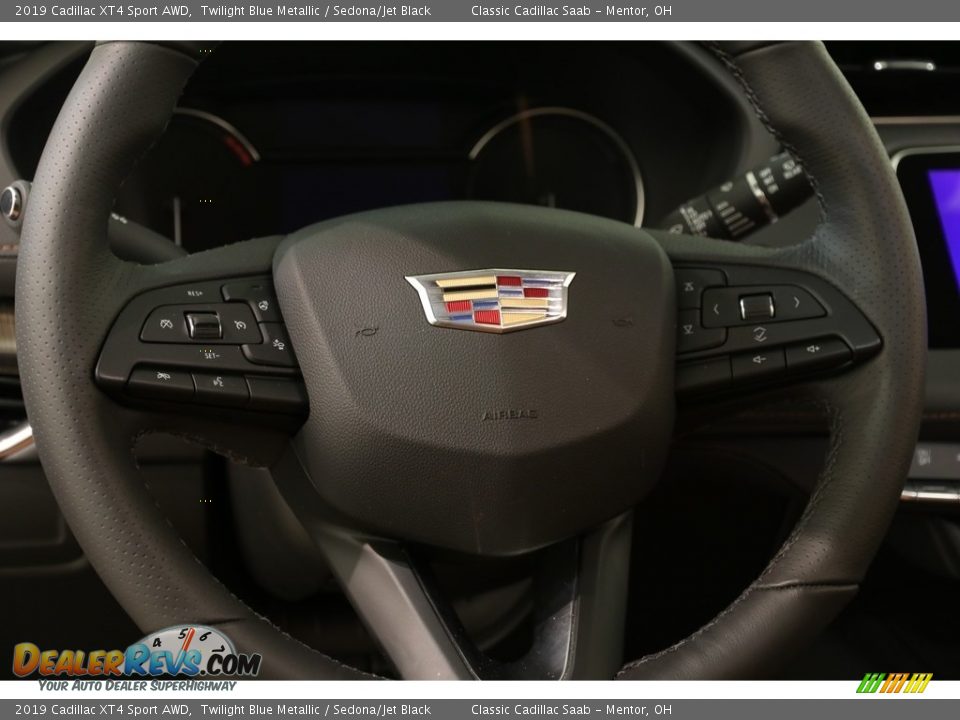 2019 Cadillac XT4 Sport AWD Twilight Blue Metallic / Sedona/Jet Black Photo #7