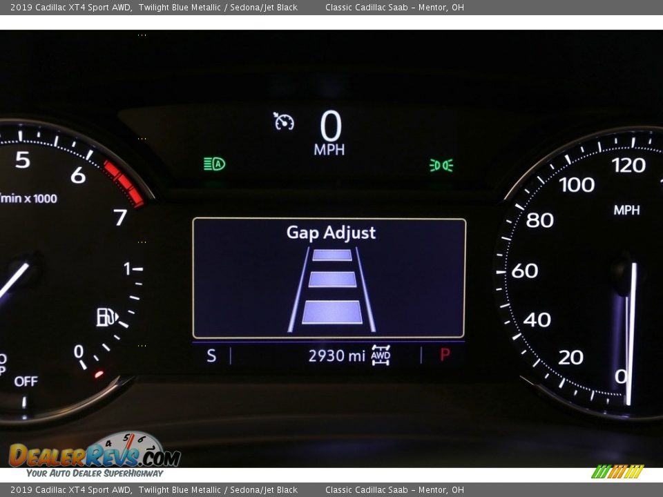 2019 Cadillac XT4 Sport AWD Twilight Blue Metallic / Sedona/Jet Black Photo #8