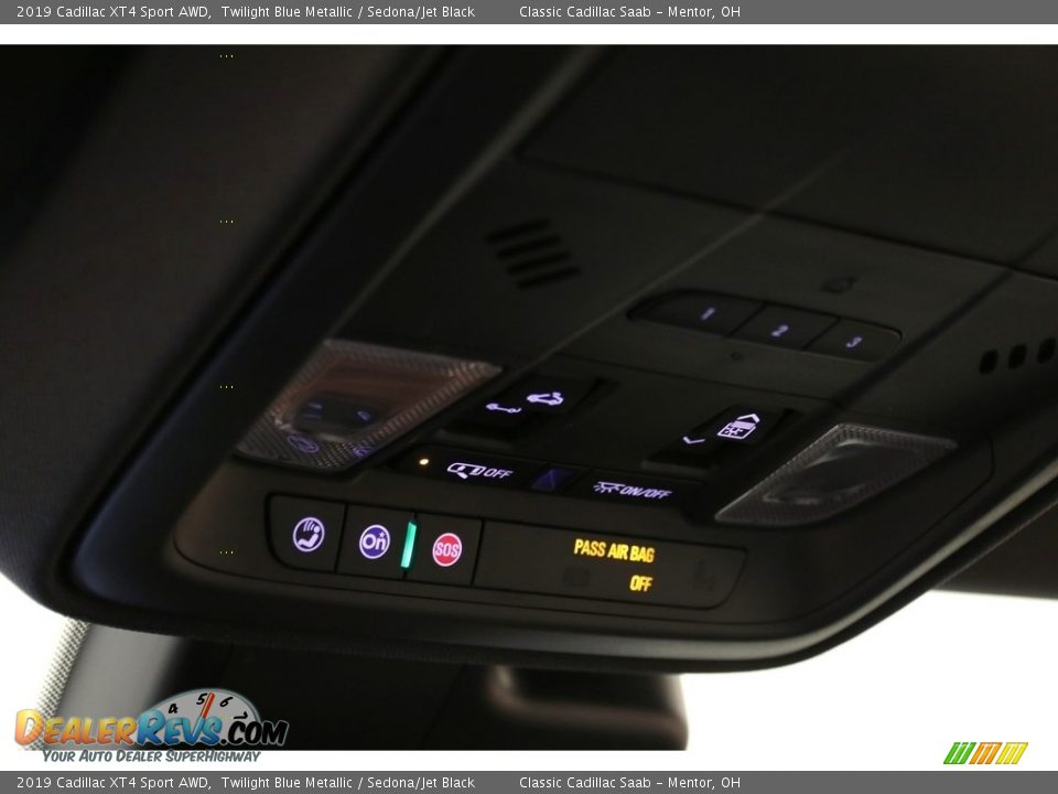 2019 Cadillac XT4 Sport AWD Twilight Blue Metallic / Sedona/Jet Black Photo #9