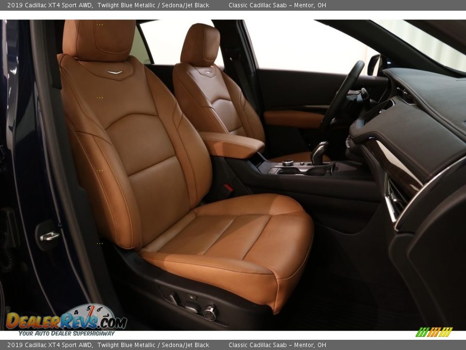2019 Cadillac XT4 Sport AWD Twilight Blue Metallic / Sedona/Jet Black Photo #24