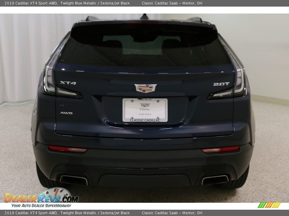 2019 Cadillac XT4 Sport AWD Twilight Blue Metallic / Sedona/Jet Black Photo #30