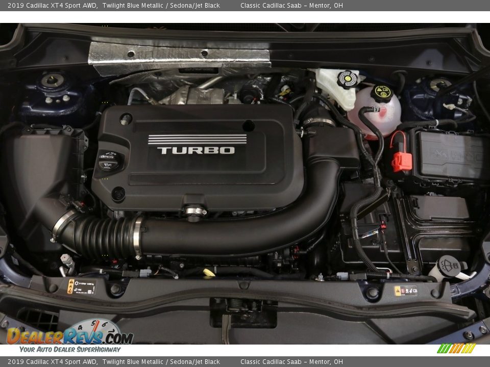 2019 Cadillac XT4 Sport AWD Twilight Blue Metallic / Sedona/Jet Black Photo #31