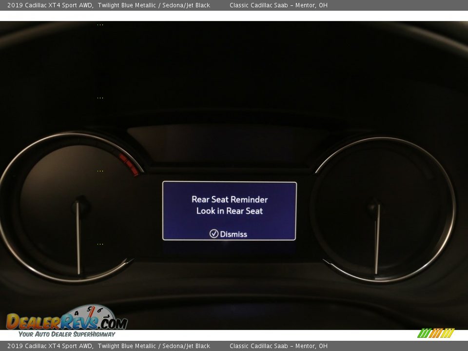 2019 Cadillac XT4 Sport AWD Twilight Blue Metallic / Sedona/Jet Black Photo #34