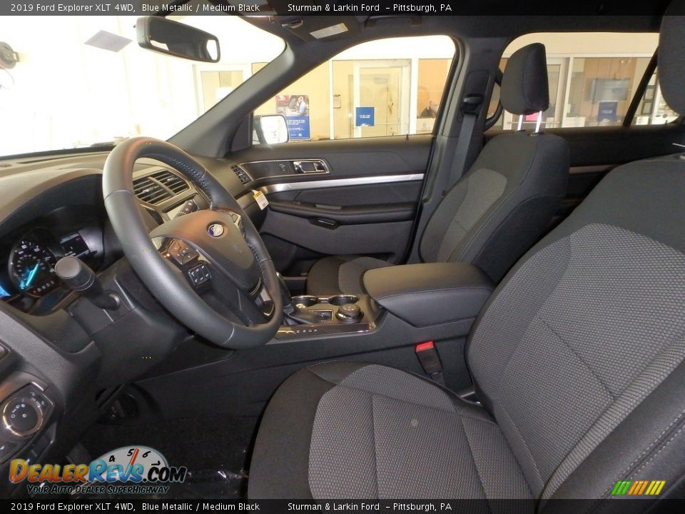 2019 Ford Explorer XLT 4WD Blue Metallic / Medium Black Photo #7