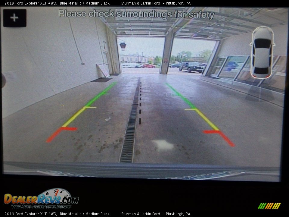 2019 Ford Explorer XLT 4WD Blue Metallic / Medium Black Photo #12
