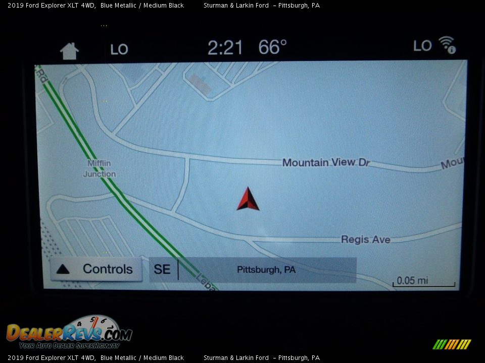 2019 Ford Explorer XLT 4WD Blue Metallic / Medium Black Photo #13