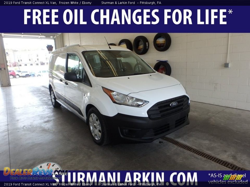 2019 Ford Transit Connect XL Van Frozen White / Ebony Photo #1