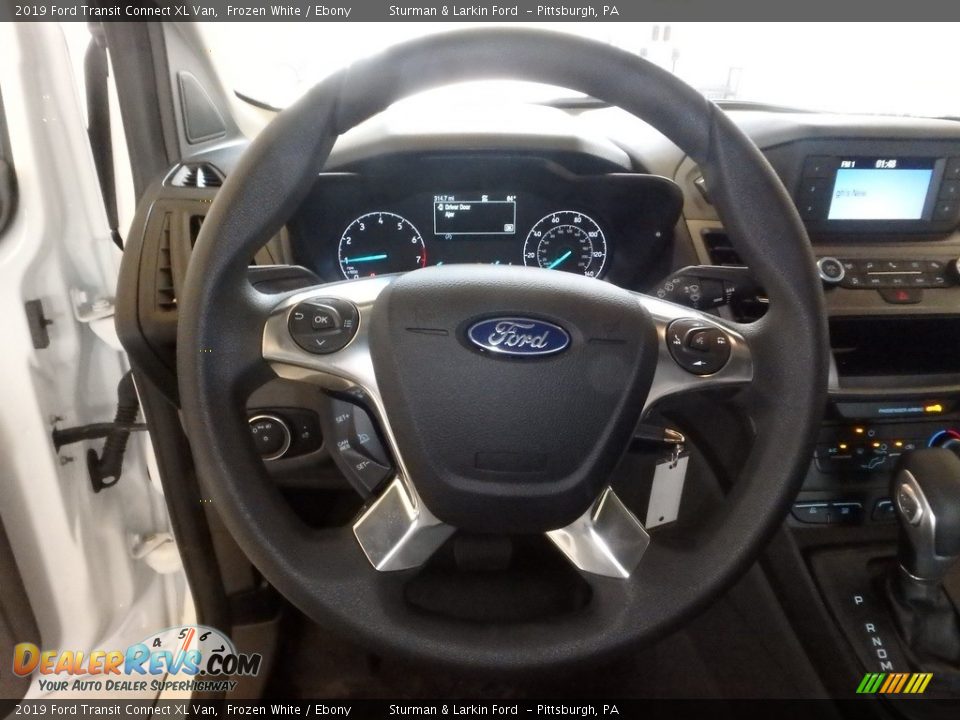 2019 Ford Transit Connect XL Van Frozen White / Ebony Photo #14