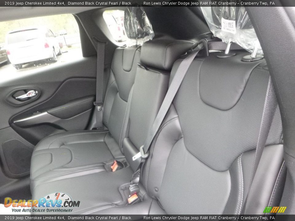 2019 Jeep Cherokee Limited 4x4 Diamond Black Crystal Pearl / Black Photo #13