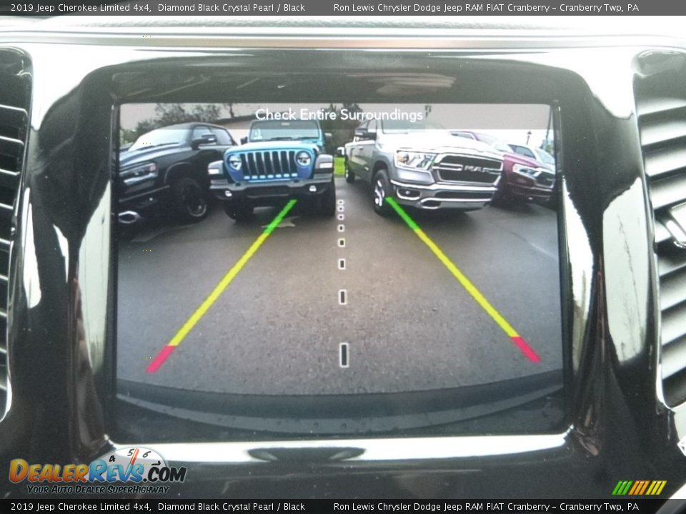2019 Jeep Cherokee Limited 4x4 Diamond Black Crystal Pearl / Black Photo #20