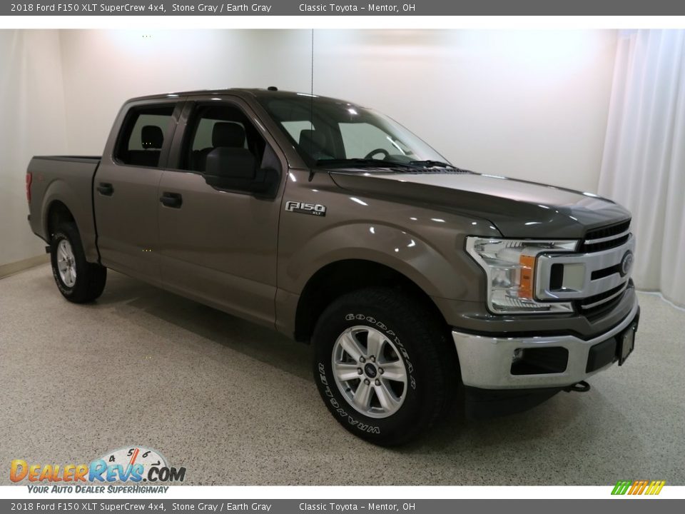 2018 Ford F150 XLT SuperCrew 4x4 Stone Gray / Earth Gray Photo #1