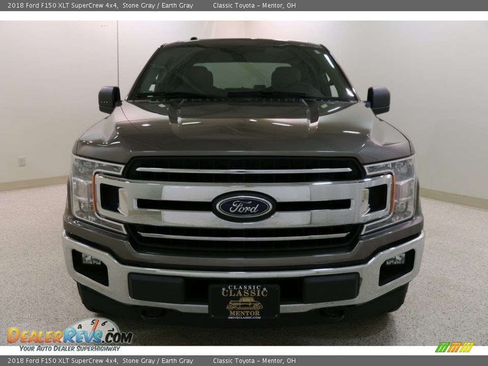 2018 Ford F150 XLT SuperCrew 4x4 Stone Gray / Earth Gray Photo #2