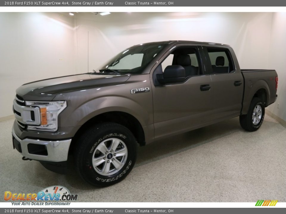 2018 Ford F150 XLT SuperCrew 4x4 Stone Gray / Earth Gray Photo #3