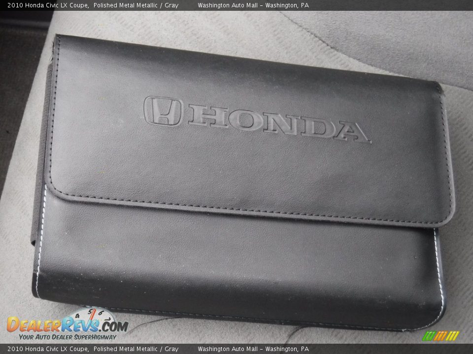 2010 Honda Civic LX Coupe Polished Metal Metallic / Gray Photo #20