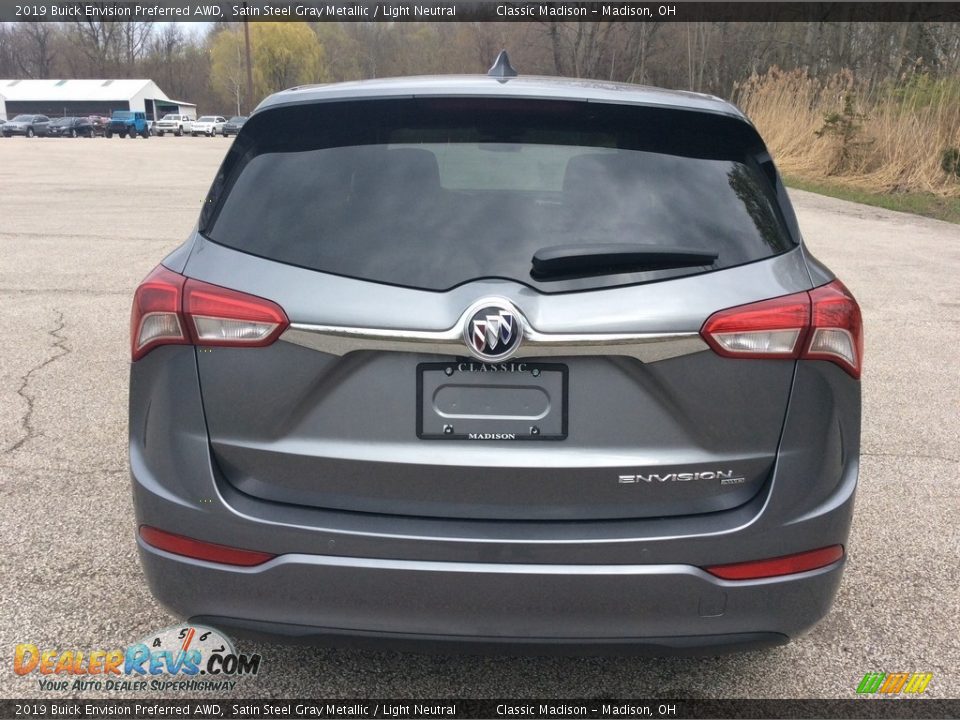 2019 Buick Envision Preferred AWD Satin Steel Gray Metallic / Light Neutral Photo #5
