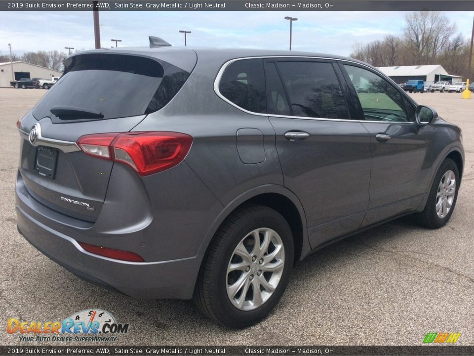 2019 Buick Envision Preferred AWD Satin Steel Gray Metallic / Light Neutral Photo #6