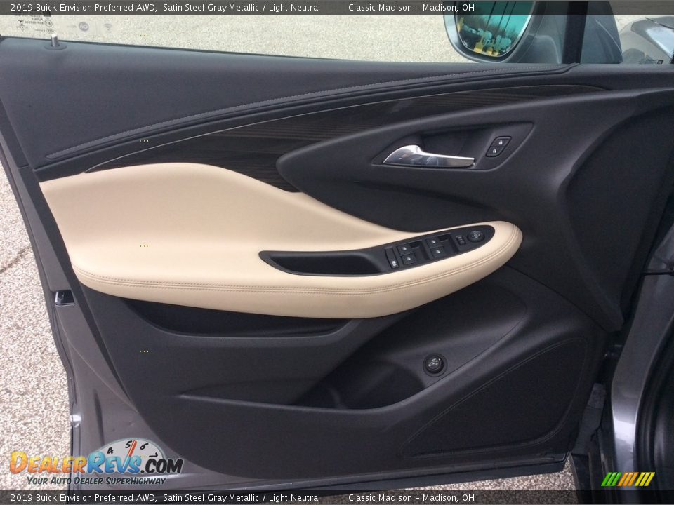 2019 Buick Envision Preferred AWD Satin Steel Gray Metallic / Light Neutral Photo #8