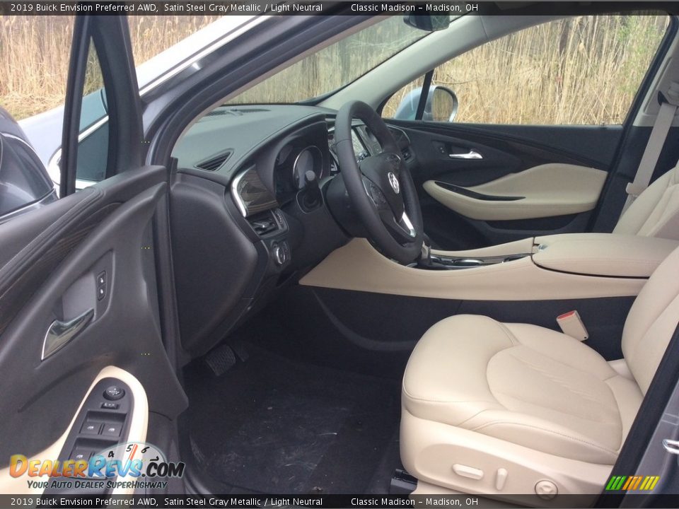 2019 Buick Envision Preferred AWD Satin Steel Gray Metallic / Light Neutral Photo #9