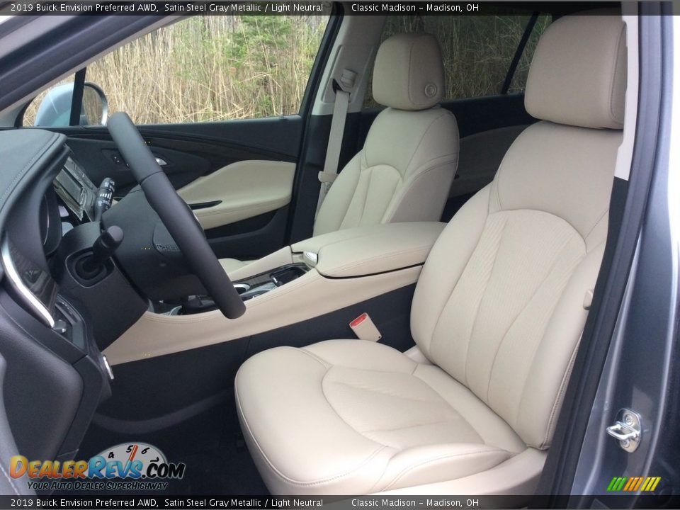 2019 Buick Envision Preferred AWD Satin Steel Gray Metallic / Light Neutral Photo #10