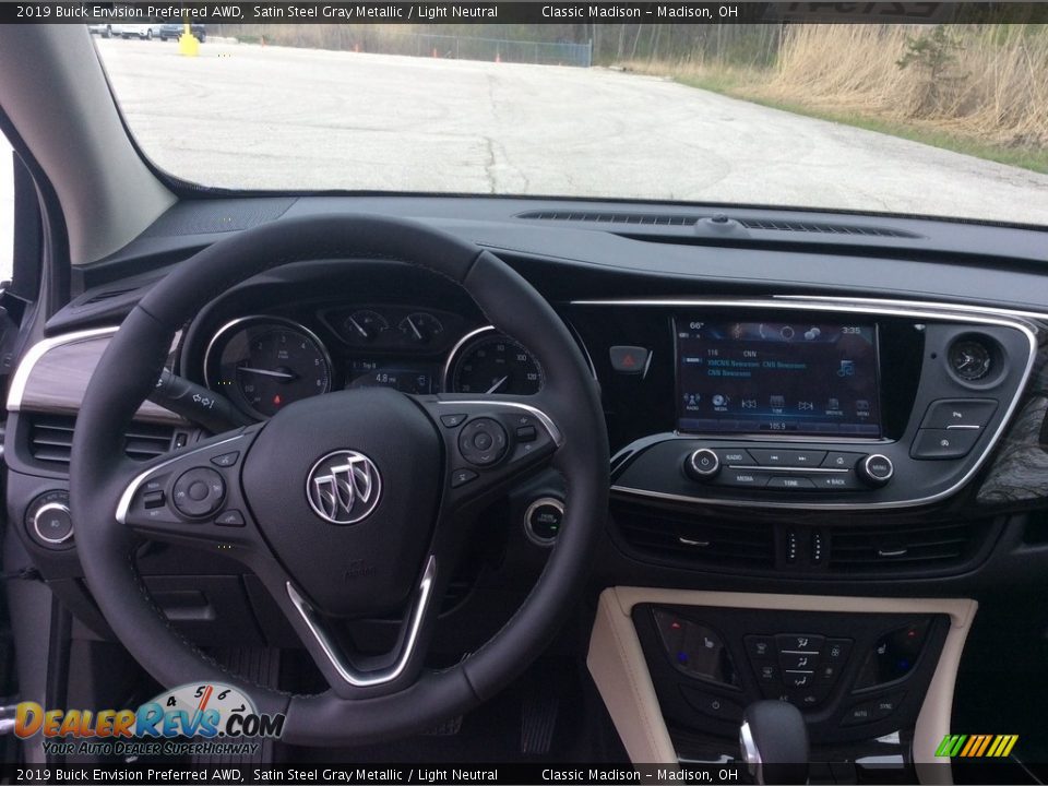 2019 Buick Envision Preferred AWD Satin Steel Gray Metallic / Light Neutral Photo #12