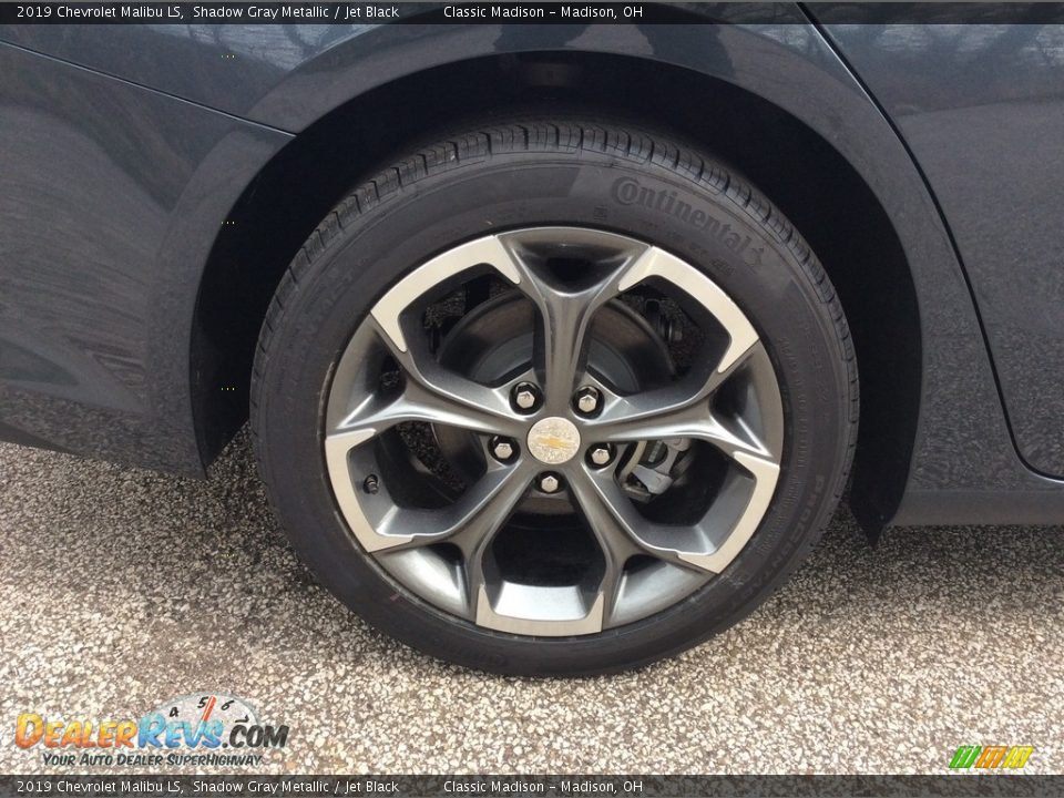 2019 Chevrolet Malibu LS Shadow Gray Metallic / Jet Black Photo #7