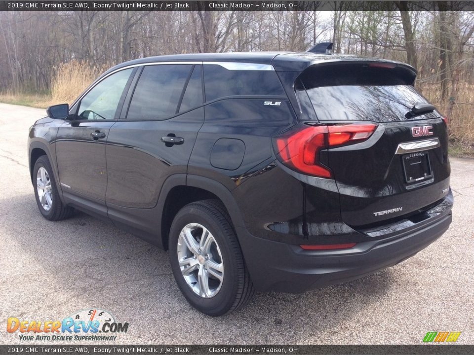 2019 GMC Terrain SLE AWD Ebony Twilight Metallic / Jet Black Photo #4