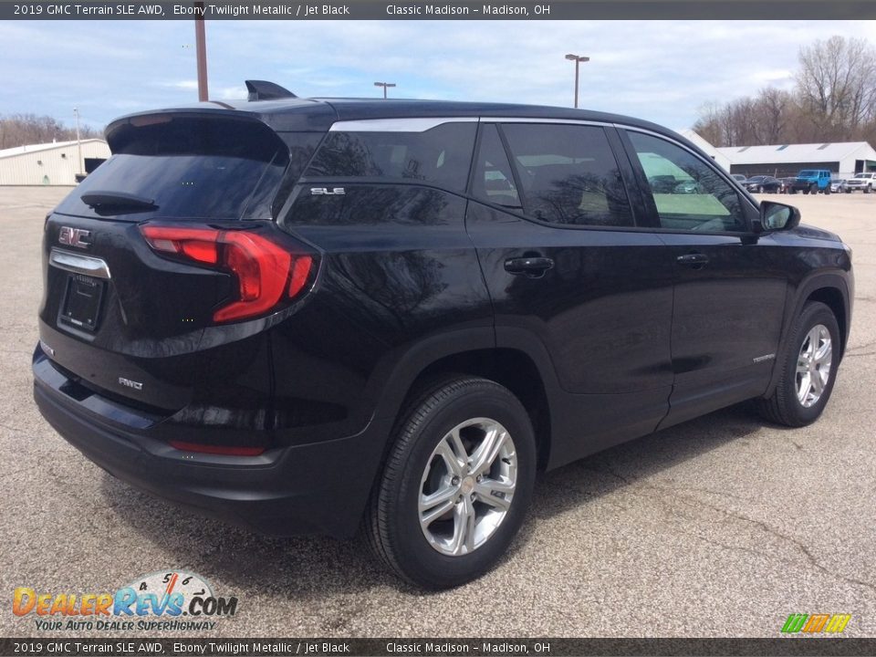 2019 GMC Terrain SLE AWD Ebony Twilight Metallic / Jet Black Photo #6