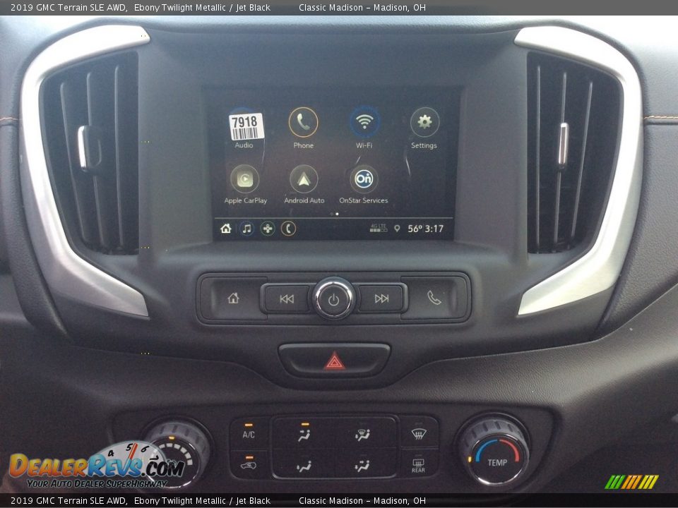 2019 GMC Terrain SLE AWD Ebony Twilight Metallic / Jet Black Photo #14