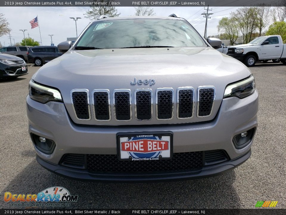 2019 Jeep Cherokee Latitude Plus 4x4 Billet Silver Metallic / Black Photo #2