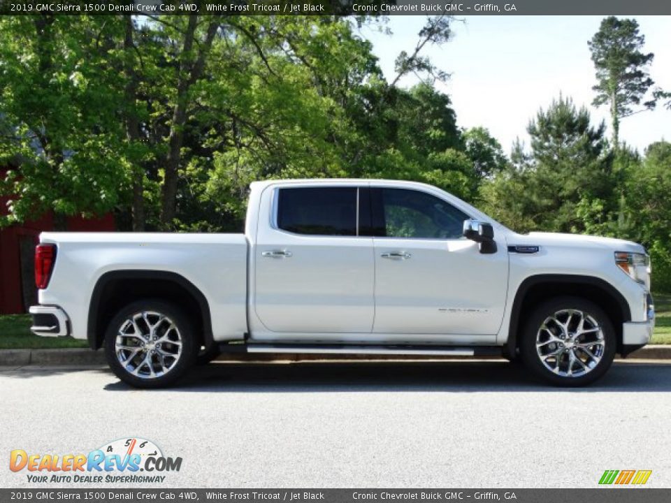 2019 GMC Sierra 1500 Denali Crew Cab 4WD White Frost Tricoat / Jet Black Photo #2