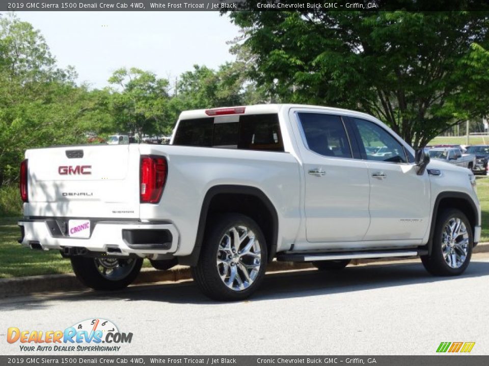 2019 GMC Sierra 1500 Denali Crew Cab 4WD White Frost Tricoat / Jet Black Photo #3