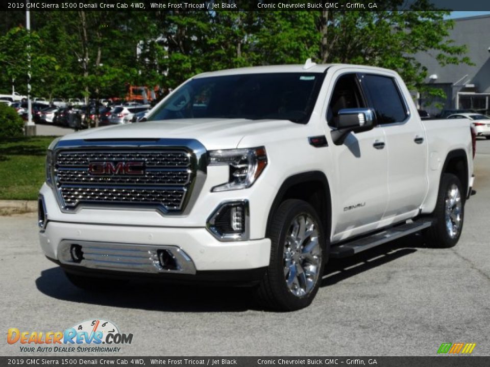 2019 GMC Sierra 1500 Denali Crew Cab 4WD White Frost Tricoat / Jet Black Photo #5