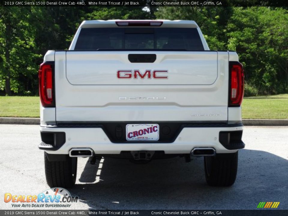 2019 GMC Sierra 1500 Denali Crew Cab 4WD White Frost Tricoat / Jet Black Photo #7