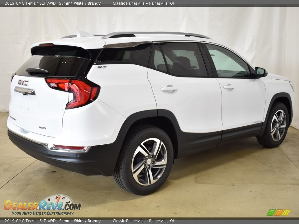 2019 GMC Terrain SLT AWD Summit White / Brandy Photo #2