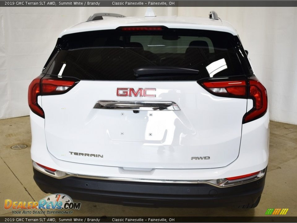 2019 GMC Terrain SLT AWD Summit White / Brandy Photo #3