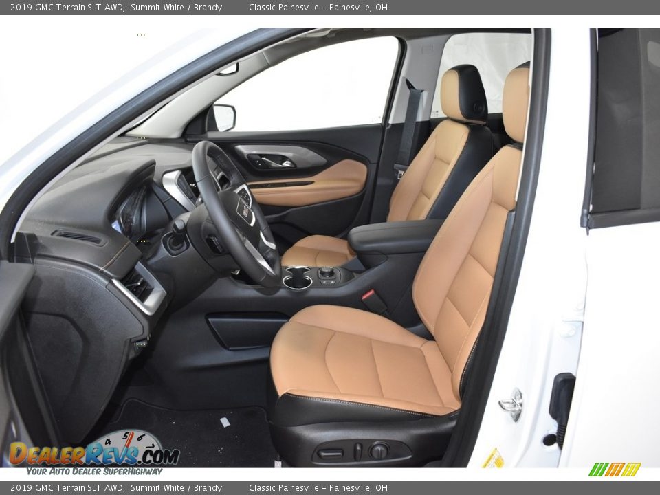 2019 GMC Terrain SLT AWD Summit White / Brandy Photo #7